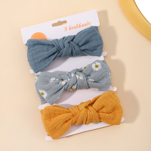 Set de 3 Diademas Infantiles con Moños Otoño - Image 10