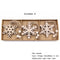 12PCS Box Multi Christmas Snowflakes Wooden Pendants Ornamen Box Snowflake b