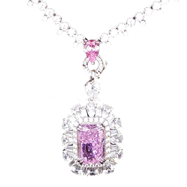 Collar de Plata S925 con Circonita Cúbica para Mujer