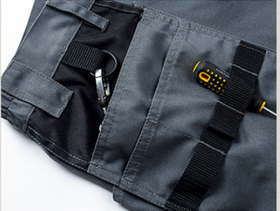 Pantalones de Trabajo Otoño Multi Bolsillos Reforzados para Reparación - Image 15