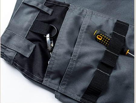 Pantalones de Trabajo Otoño Multi Bolsillos Reforzados para Reparación - Image 15
