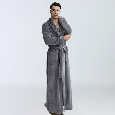 Pijama Térmico Coral para Hombre - Bata de Casa Acogedora y Abrigada - Image 2