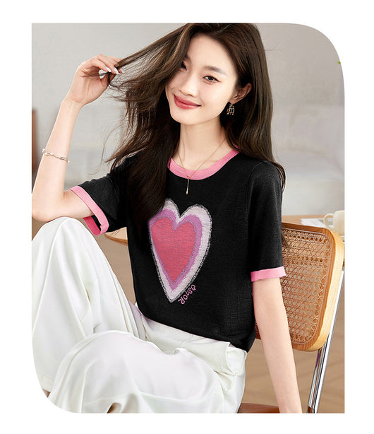 Camiseta Ligera Transpirable Fashion Love - Playera Básica Cómoda - Image 13