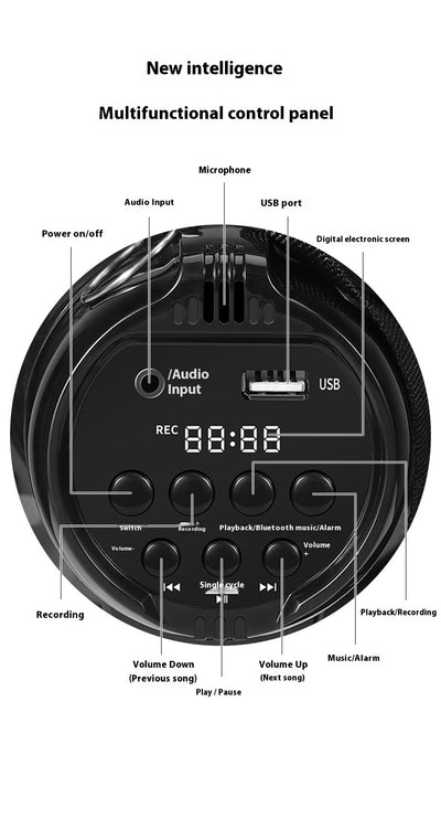 Altavoz Portátil de Alta Potencia con Grabación y Carga - Image 20