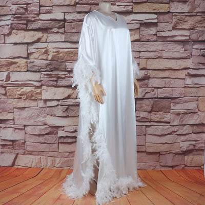 Vestido Africano Suelto de Lujo con Manga Murciélago y Abertura Alta - Image 30