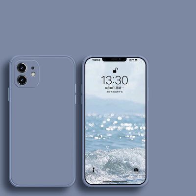 Funda de Silicona Líquida con Bordes Rectos para Teléfono Móvil - Image 10