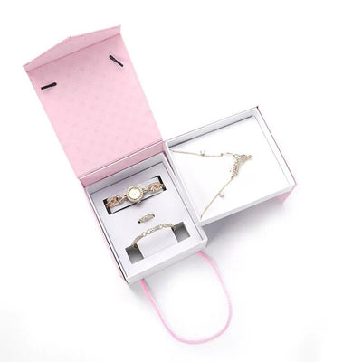 Conjunto de Regalo Reloj para Mujer con Collar y Aretes - Image 6