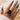 Exaggerated Temperament Alloy Irregular Gold Edging Oil Drip Ring Women