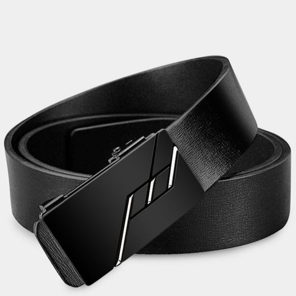 Cinturón de Cuero Automático para Hombre - Hebilla Inteligente Casual y Ejecutivo