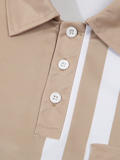 Polo Ejecutivo con Estampado a Rayas para Hombre - Image 7