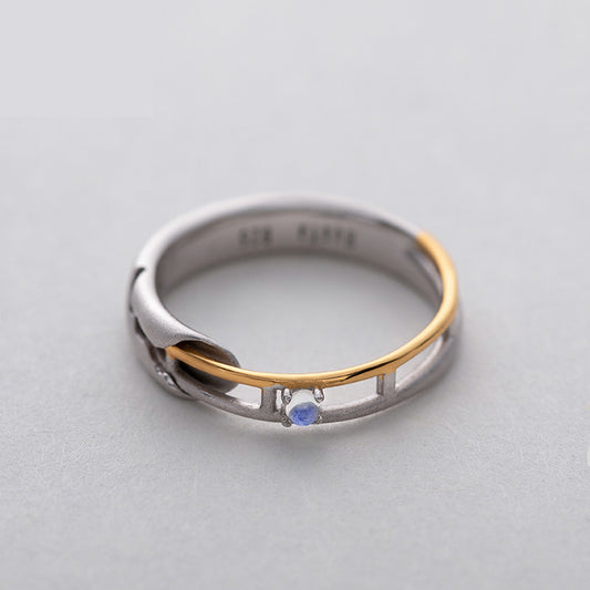 Anillo de Pareja Diseño Original Rumbo a la Felicidad
