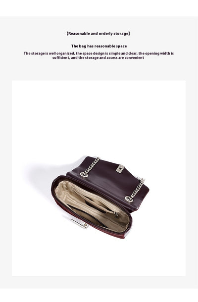Bolso de Cuero Genuino con Gran Capacidad - Bandolera Única - Image 9