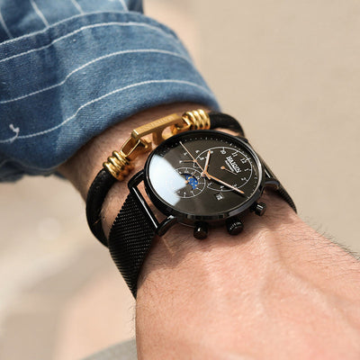 Reloj Mecánico Automático Resistente al Agua con Esfera Grande para Hombre - Image 7
