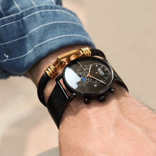 Reloj Mecánico Automático Resistente al Agua con Esfera Grande para Hombre - Image 7