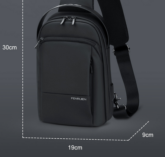 Bolso Cruzado de Un Hombro para Hombre - Estilo Urbano - Image 8