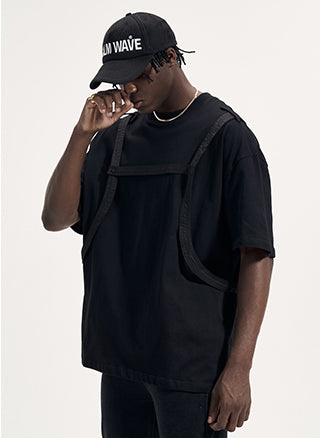 Camiseta Holgada Hip-hop Hipster Oversize para Hombre - Image 4
