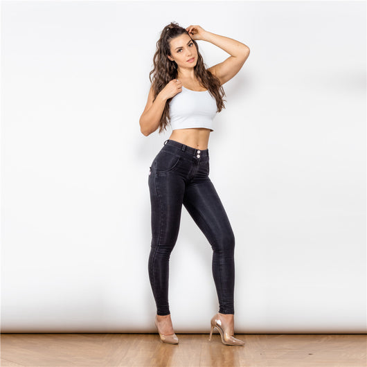 Jeans Boyfriend Stretch Melody Cintura Alta Mujer - Image 8
