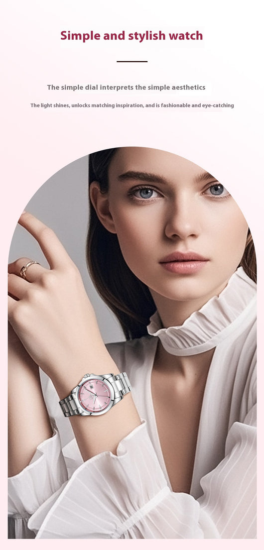 Reloj Elegante para Mujer Acero Inoxidable Resistente al Agua - Image 8