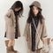 Cardigan Tejido de Botones para Niñas con Cuello Grueso