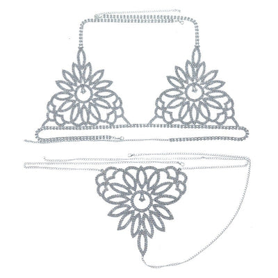 Conjunto Body Chain con Strass y Garras - Lencería Sensual - Image 12