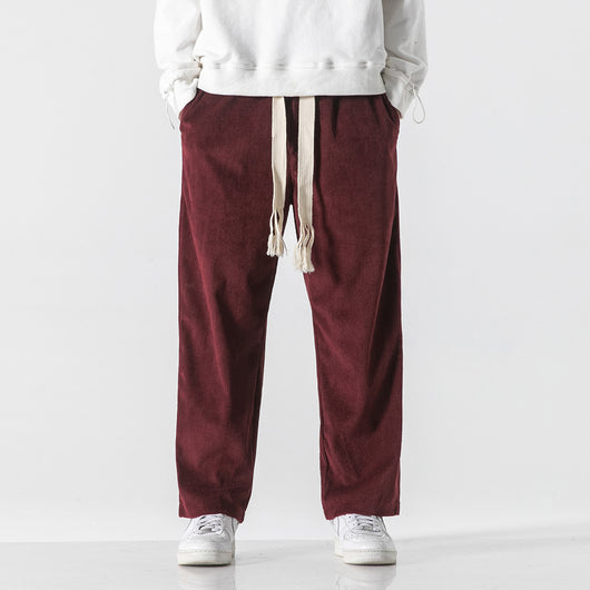 Pantalones de Pana para Hombre con Cordón Trenzado - Image 20