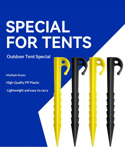 Estacas de Suelo Serradas de Plástico para Carpas - Image 12
