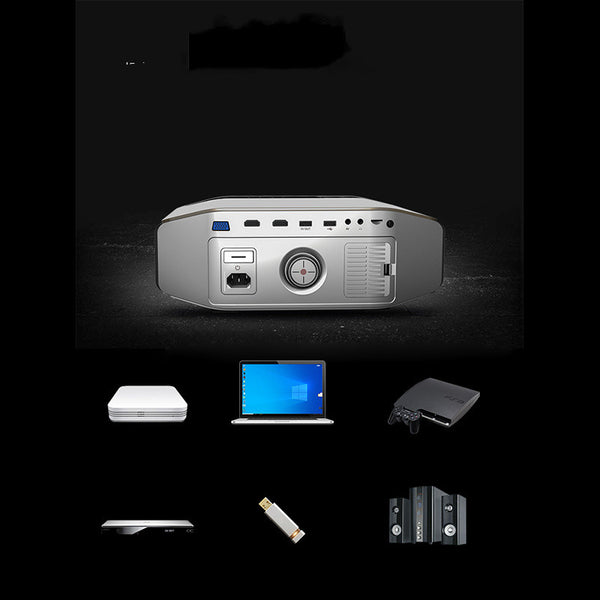 Proyector Portátil Mini HD 1080P Inalámbrico con Espejo de Pantalla para Móvil