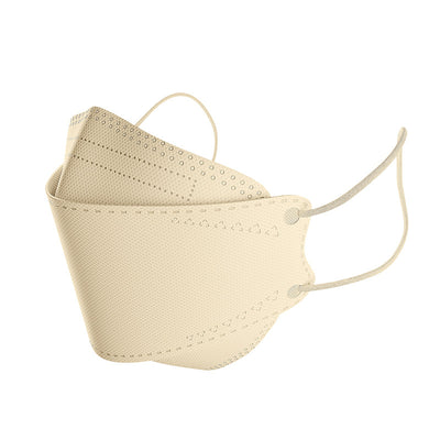 White fish-shaped protective masks in a 10-pack box and a single-pack pouch, featuring Japanese text. - Image 13
