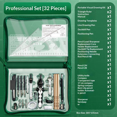 Kit Completo de Herramientas de Dibujo Técnico para Arquitectura e Ingeniería - Image 8
