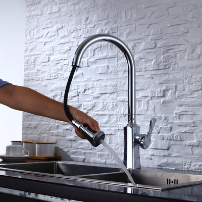 Grifo de Cocina Extraíble Giratorio con Agua Fría y Caliente - Image 17