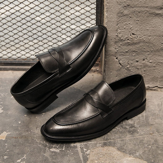 Zapatos de Cuero Británico sin Cordones - Comodidad Casual - Image 10