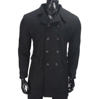 Abrigo de Lana Elegante para Hombre en Tallas Grandes - Image 8