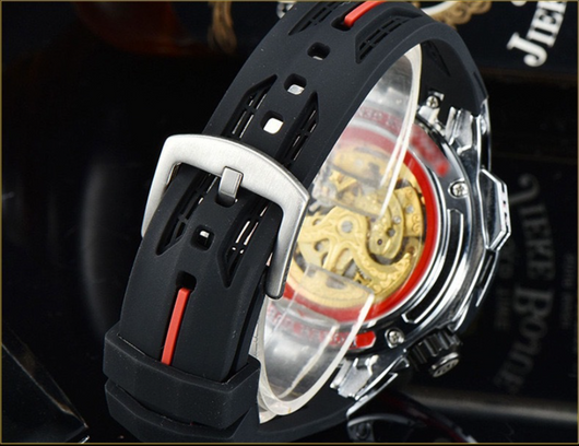 Reloj de Silicona Hueca con Esfera Grande y Redonda - Image 9