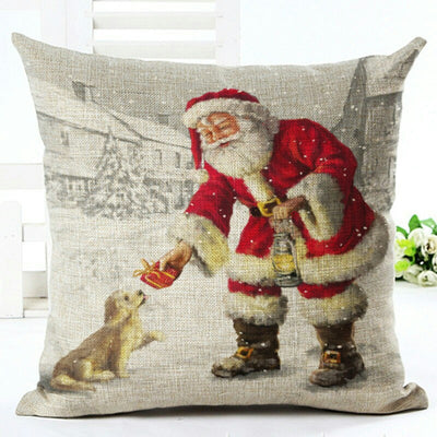 Funda de Almohada Navideña con Diseño de Papá Noel - Image 13