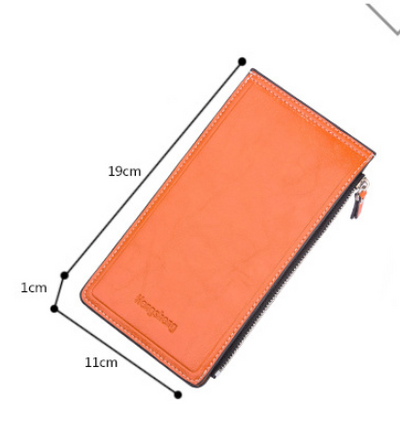 Cartera Portacédulas de Cuero Oil Wax para Mujer - Image 10