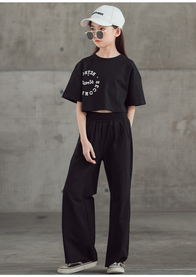 Conjunto Estampado: Camiseta Manga Corta + Pantalón Ancho Pierna Recta - Image 18