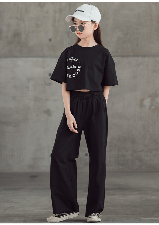 Conjunto Estampado: Camiseta Manga Corta + Pantalón Ancho Pierna Recta - Image 18