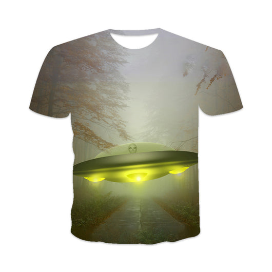 Playera Hombre Estampado 3D Digital de Última Tendencia - Image 13