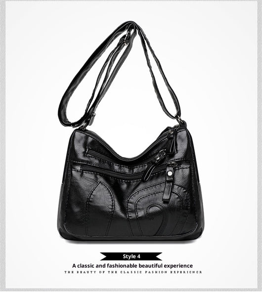 Bolso Bandolera de Cuero Suave para Mujer Madura - Elegancia y Comodidad - Image 11