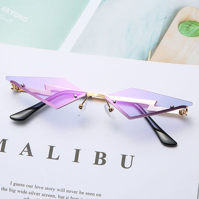 Gafas de Sol Sin Marco Rimless Estilo Fiesta - Image 10