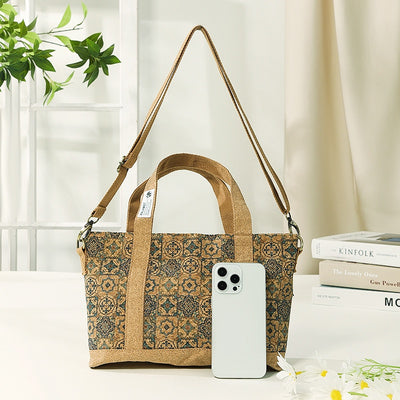 Bolsa Crossbody de Corcho Ecológica con Capacidad de Tote Portátil - Image 8