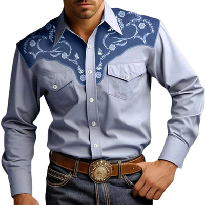 Camisa Vaquera Clásica de Manga Larga para Hombre - Image 9