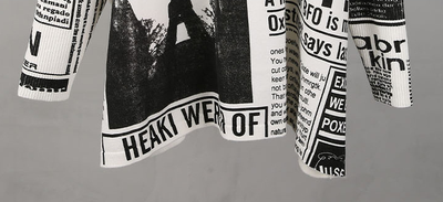 Suéter Tejido Mujer con Estampado de Letras - Corte Slim Talla Grande - Image 29