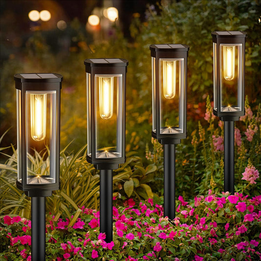 Lámpara Solar para Jardín con Filamento de Tungsteno