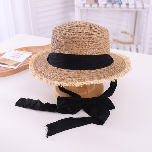 Sombrero de Paja Calado Protección Solar Estilo Británico - Image 5