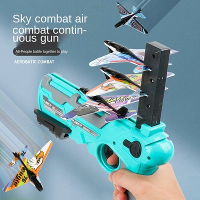 Lanzador de Planeadores Giratorios para Niños - Juguete Volador Manual - Image 17