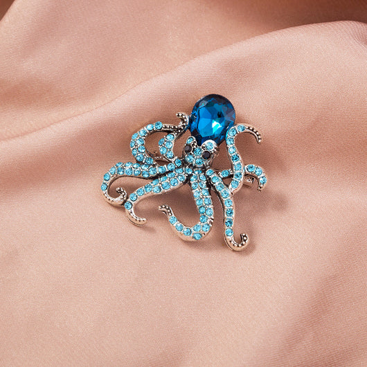 Broche Pulpo Oceánico Retro de Temperamento Simple - Image 9