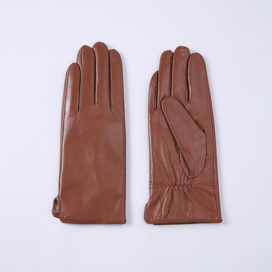 Guantes Térmicos de Cuero con Forro Polar para Mujer - Image 4