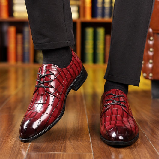 Zapatos Casuales de Cuero para Hombre Talla Grande Transpirables - Image 3