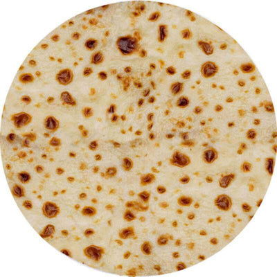 Manta Creativa para Siesta con Diseño de Pizza Mexicana y Burrito - Image 7